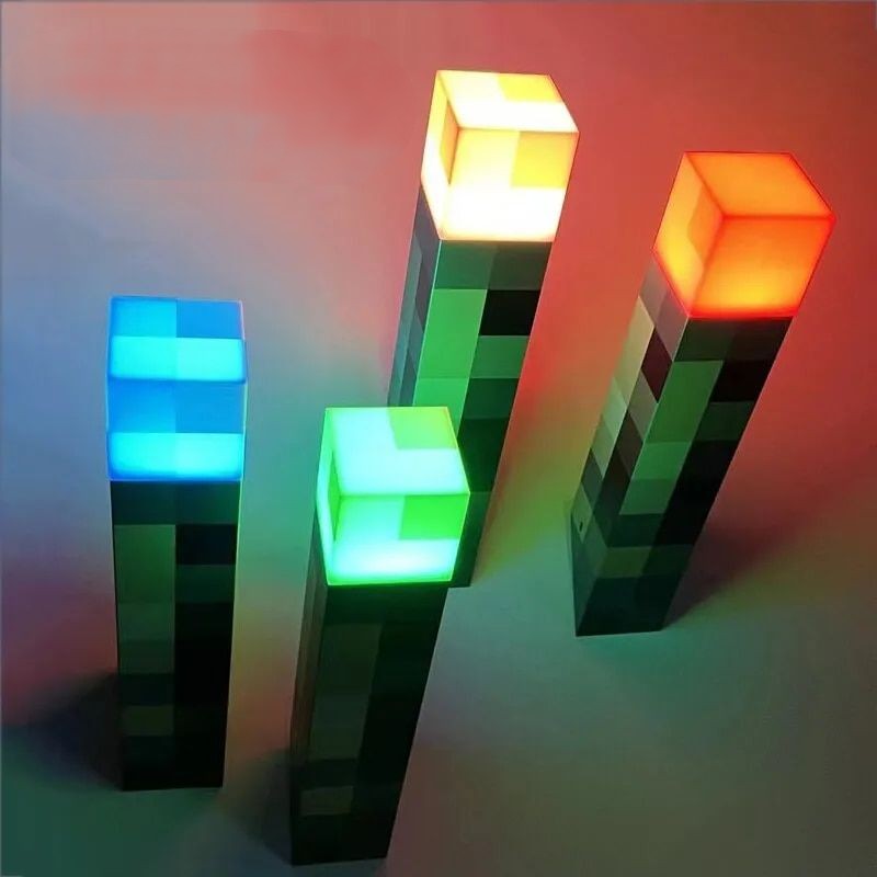 Lampe Torche LED Minecraft  Petites Veilleuses – petites-veilleuses