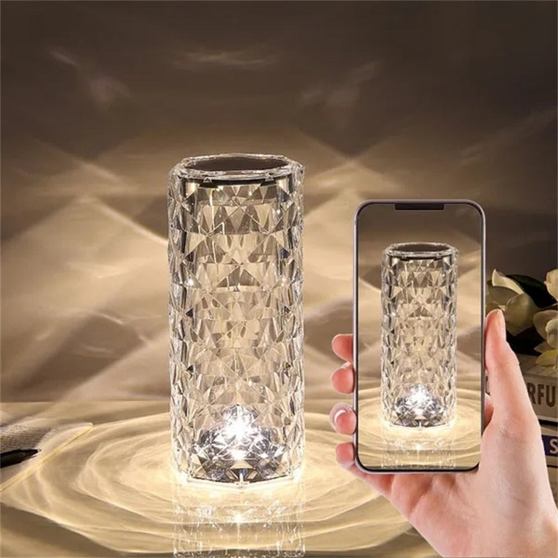 Lampe de table cristal