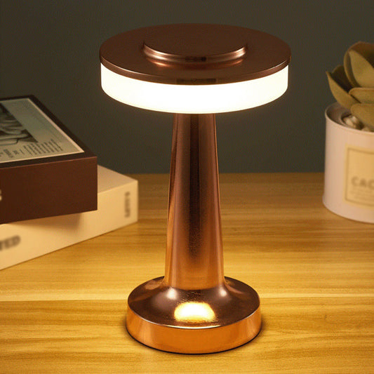 Lampe de table retro bronze