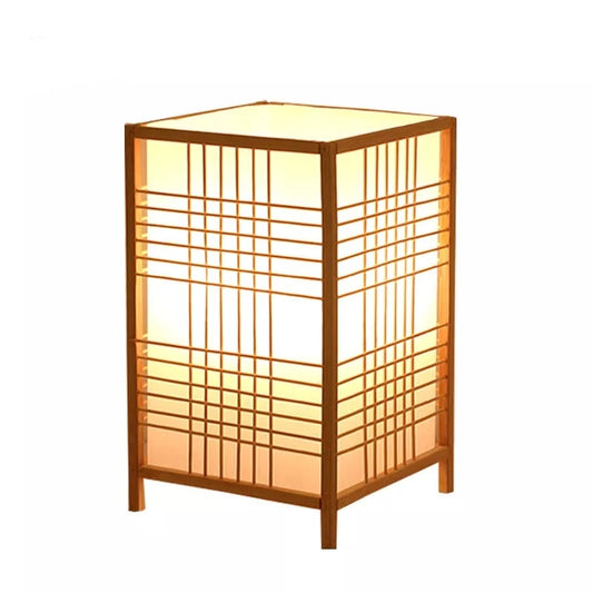 Lampe de table bambou