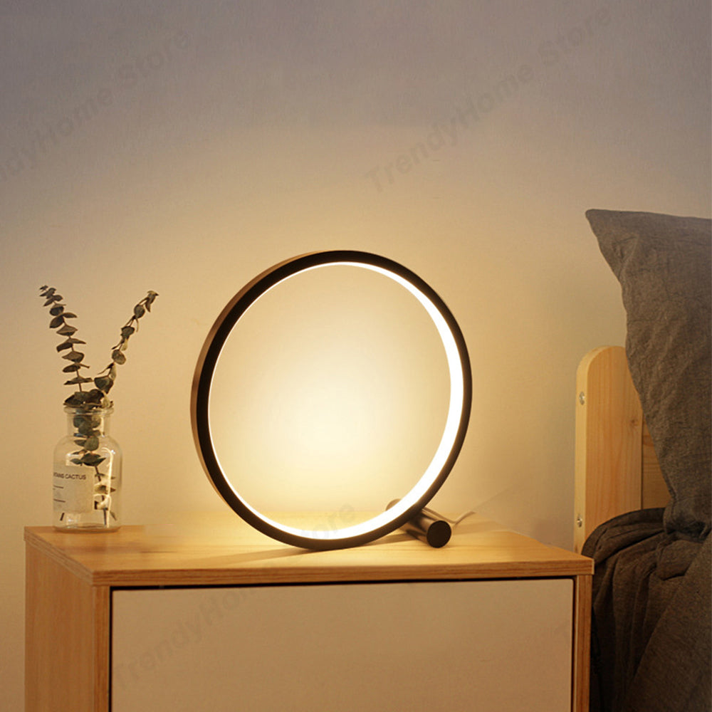 Lampe de chevet circulaire