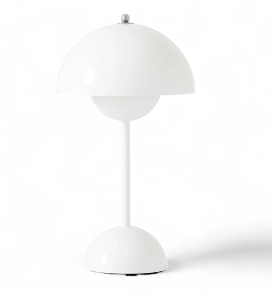 Lampe de chevet tulipe blanc