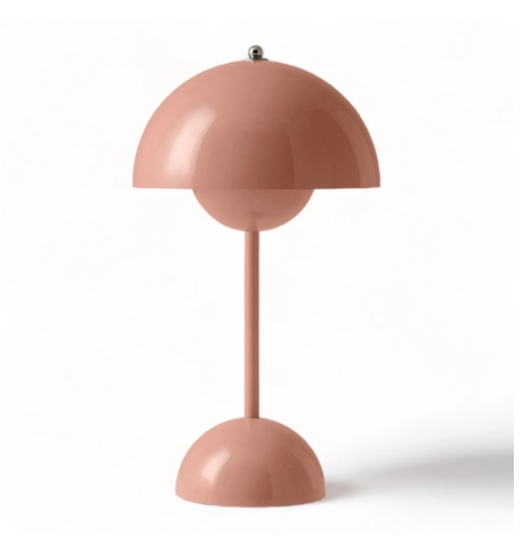 Lampe de chevet tulipe rose